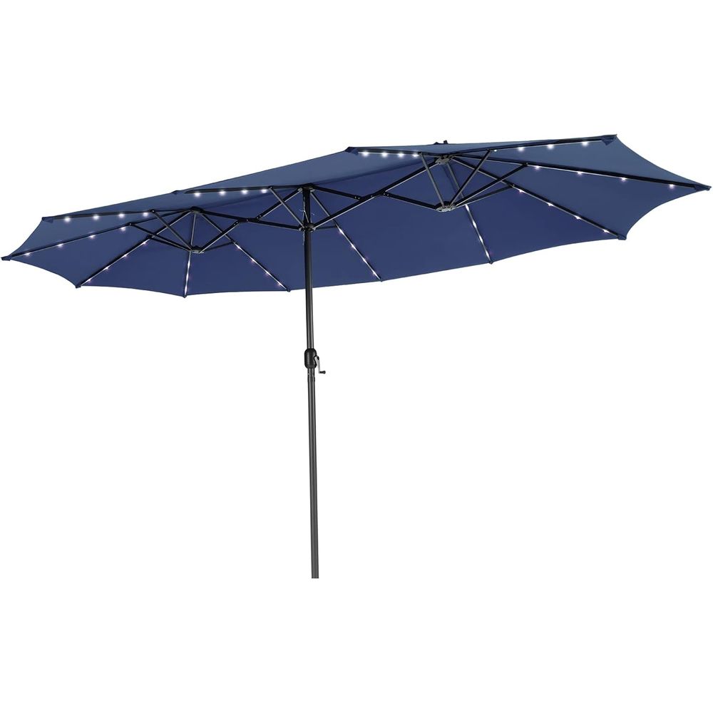 Outdoor Lighting Patio - 15 t r Patio Umbrella, Double-Sided