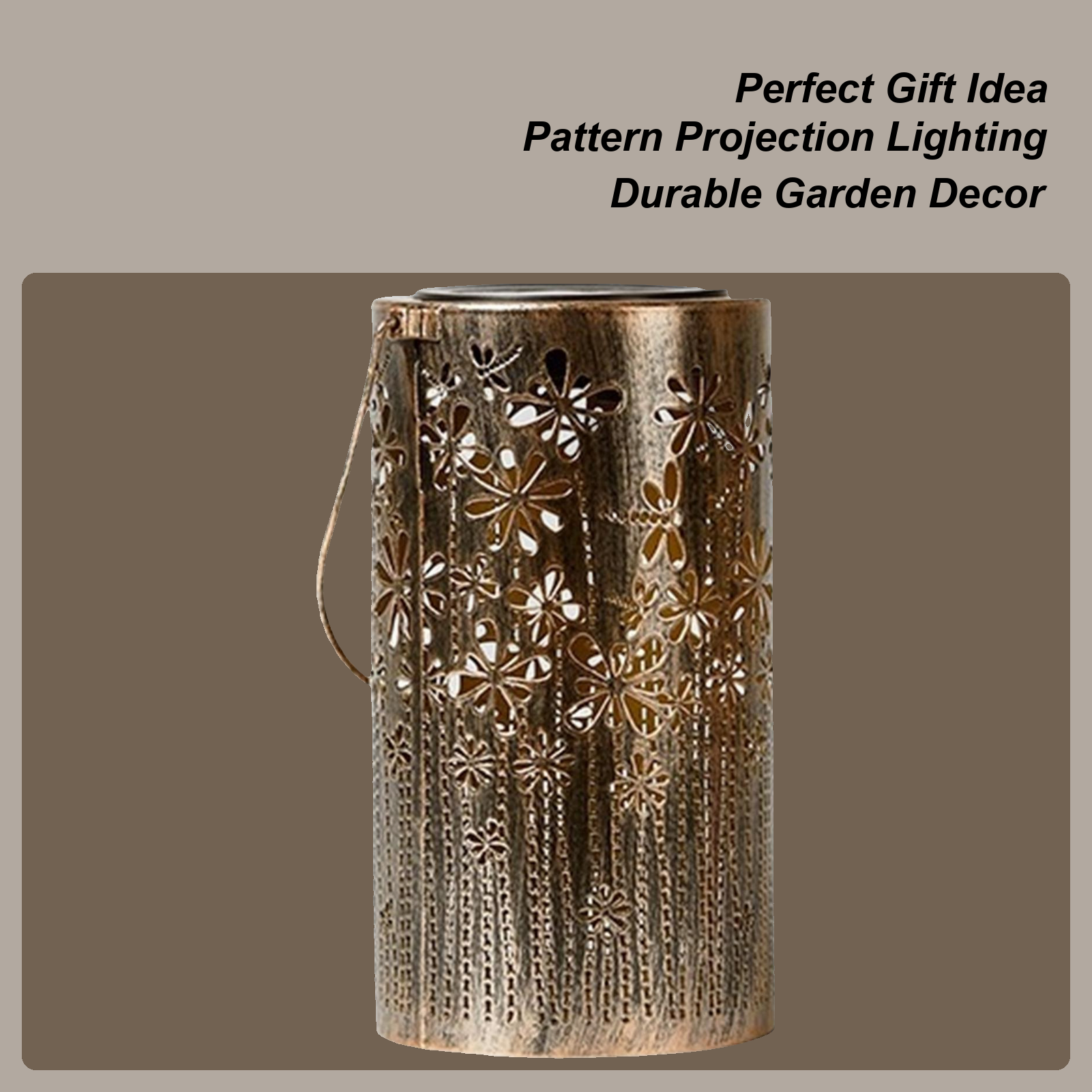 Outdoor Lighting And Decor - Solar Lanterns Decorative Colorful Metal Flower