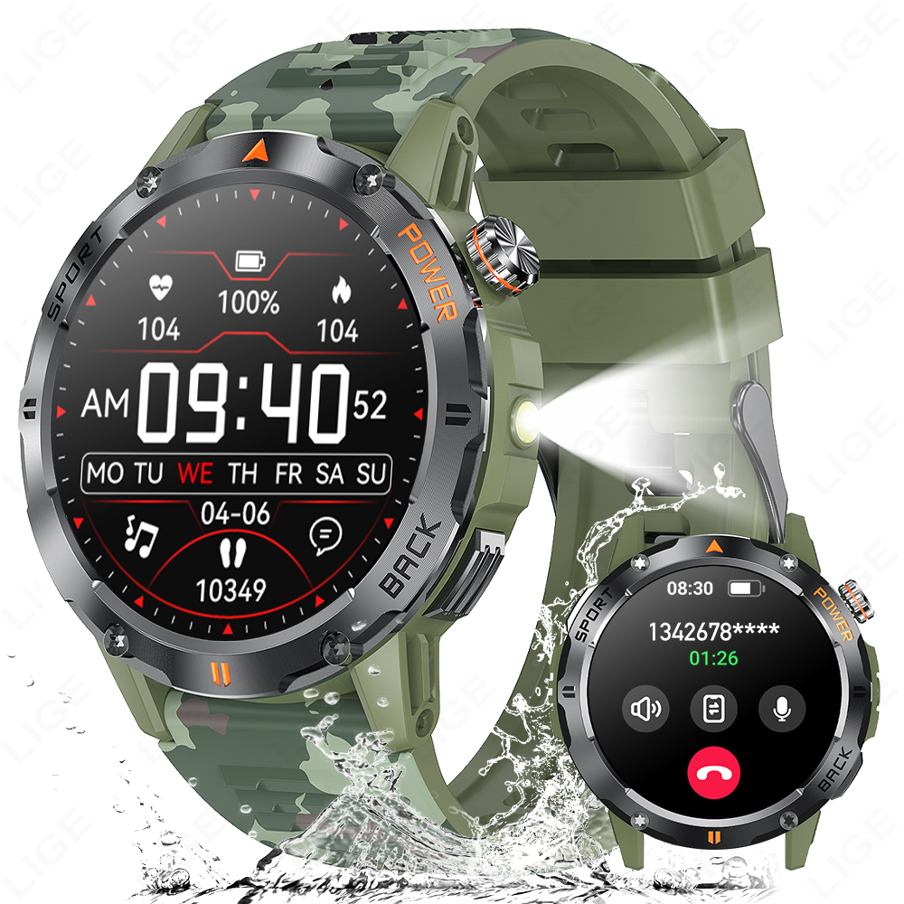Outdoor Lighting Ip Rating - LIGE Outdoors Sports Smart Watch Military
