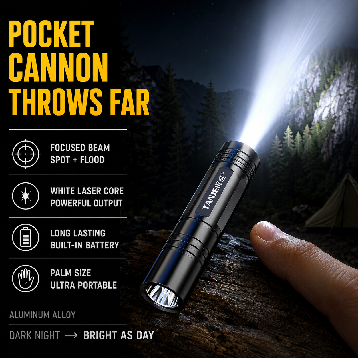 Outdoor Lighting B&Q - Outdoor Flashlight Small Mini Lighting Strong