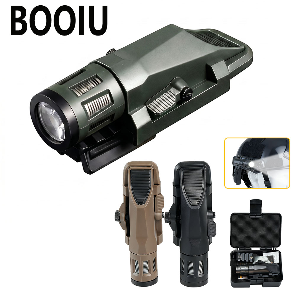 Outdoor Lighting Permanent - BOOIU Tactical Flashlight 400 Lumens WML-G2