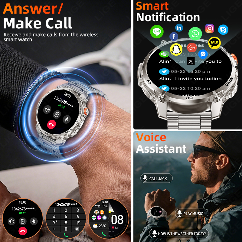2026 New 1.75inch Smartwatch M - Outdoor Lighting Ip Rating incelemesi ve fiyatı