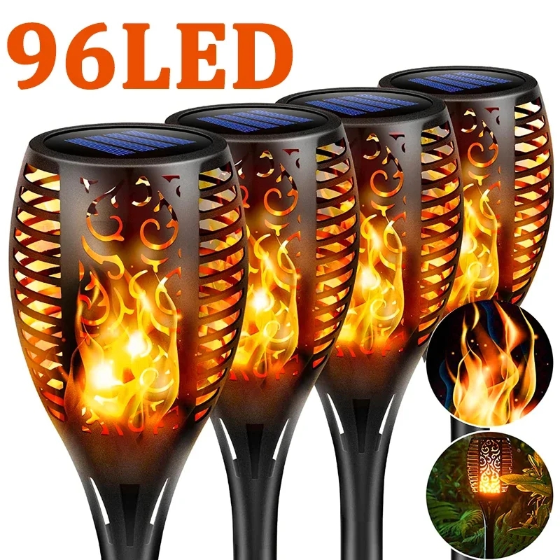96 LED Outdoor Solar Torch Lig - Fire Torch Solar incelemesi ve fiyatı
