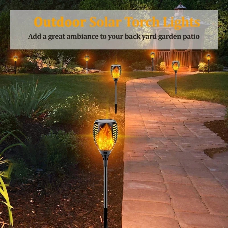 96 LED Outdoor Solar Torch Lig - Fire Torch Solar incelemesi ve fiyatı