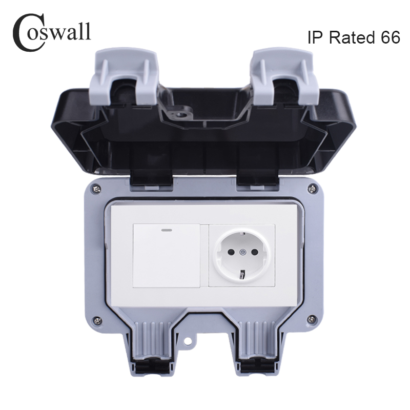 Coswall IP66 Weatherproof Wate - Outdoor Lighting Socket incelemesi ve fiyatı