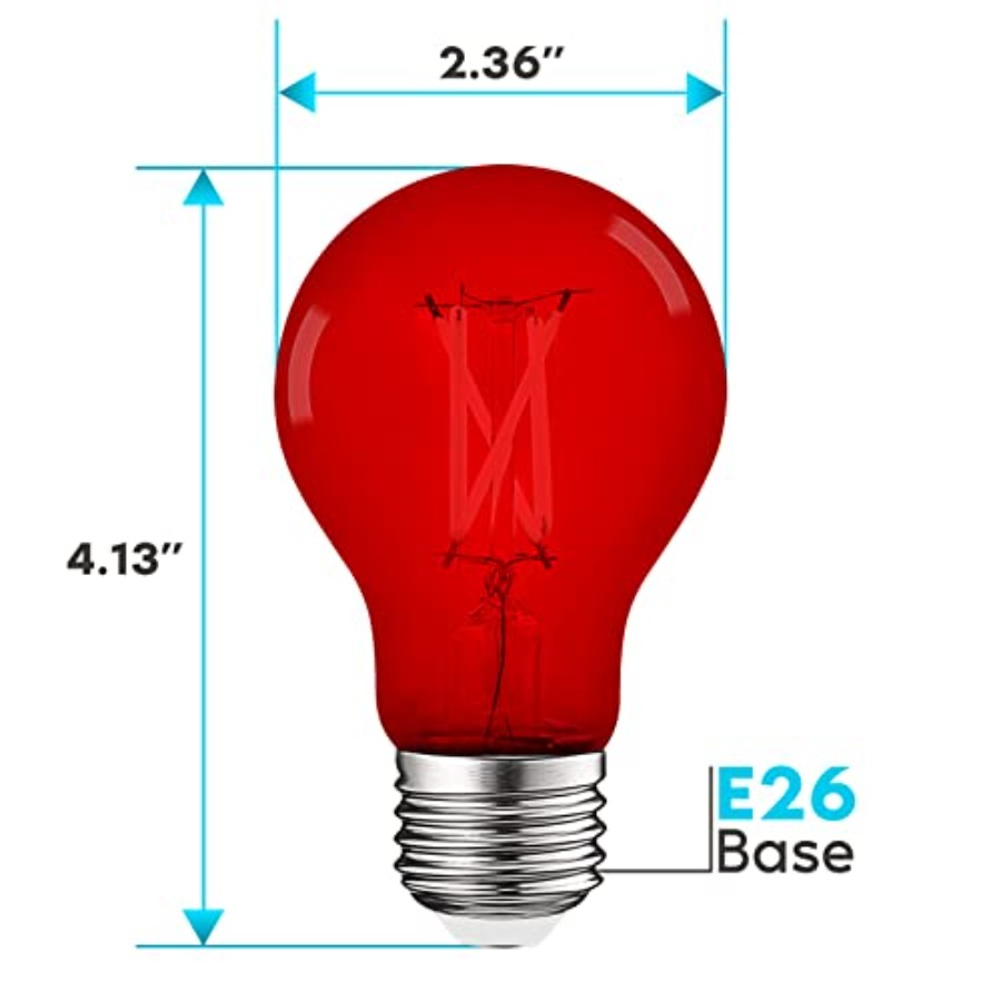 A19 Edison LED Light Bulbs, 4. - Outdoor Lighting And Decor incelemesi ve fiyatı