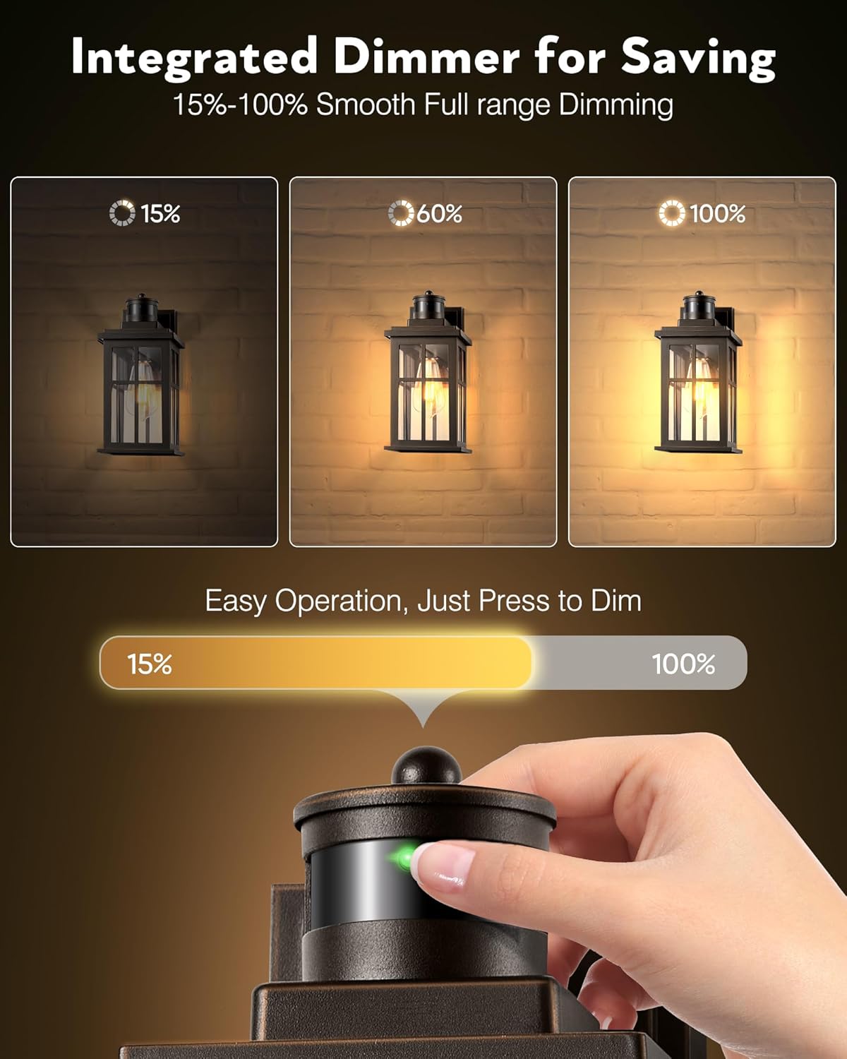 Oil Rubbed Bronze Porch Light  - Outdoor Lighting With Motion Sensor incelemesi ve fiyatı