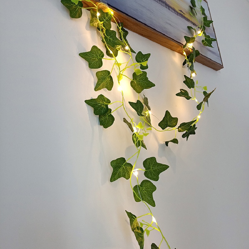Maple Leaf Green Rattan Copper - Outdoor Lighting No Wiring incelemesi ve fiyatı