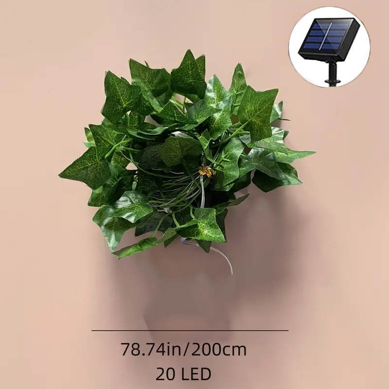 Maple Leaf Green Rattan Copper - Outdoor Lighting No Wiring incelemesi ve fiyatı