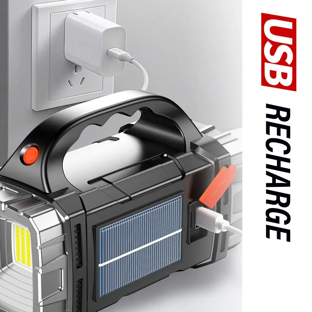 2024 Powerful LED Flashlight U - Fire Torch Solar incelemesi ve fiyatı