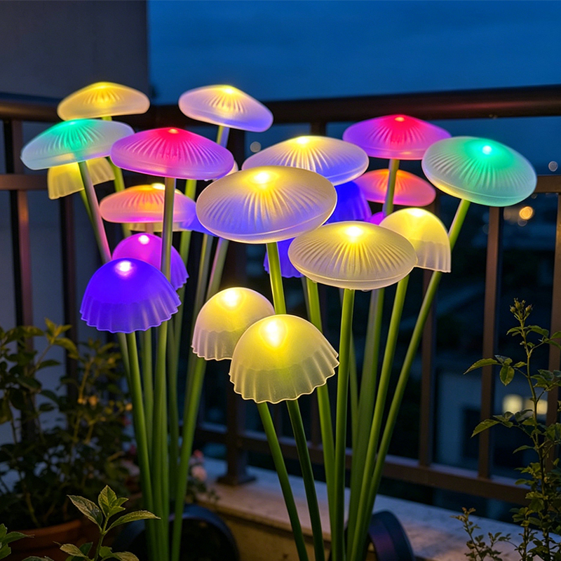 Solar Jellyfish Mushroom Light - Landscape Spike Light incelemesi ve fiyatı