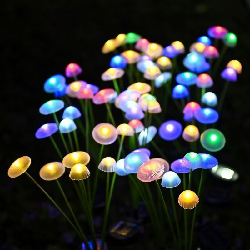 Solar Jellyfish Mushroom Light - Landscape Spike Light incelemesi ve fiyatı