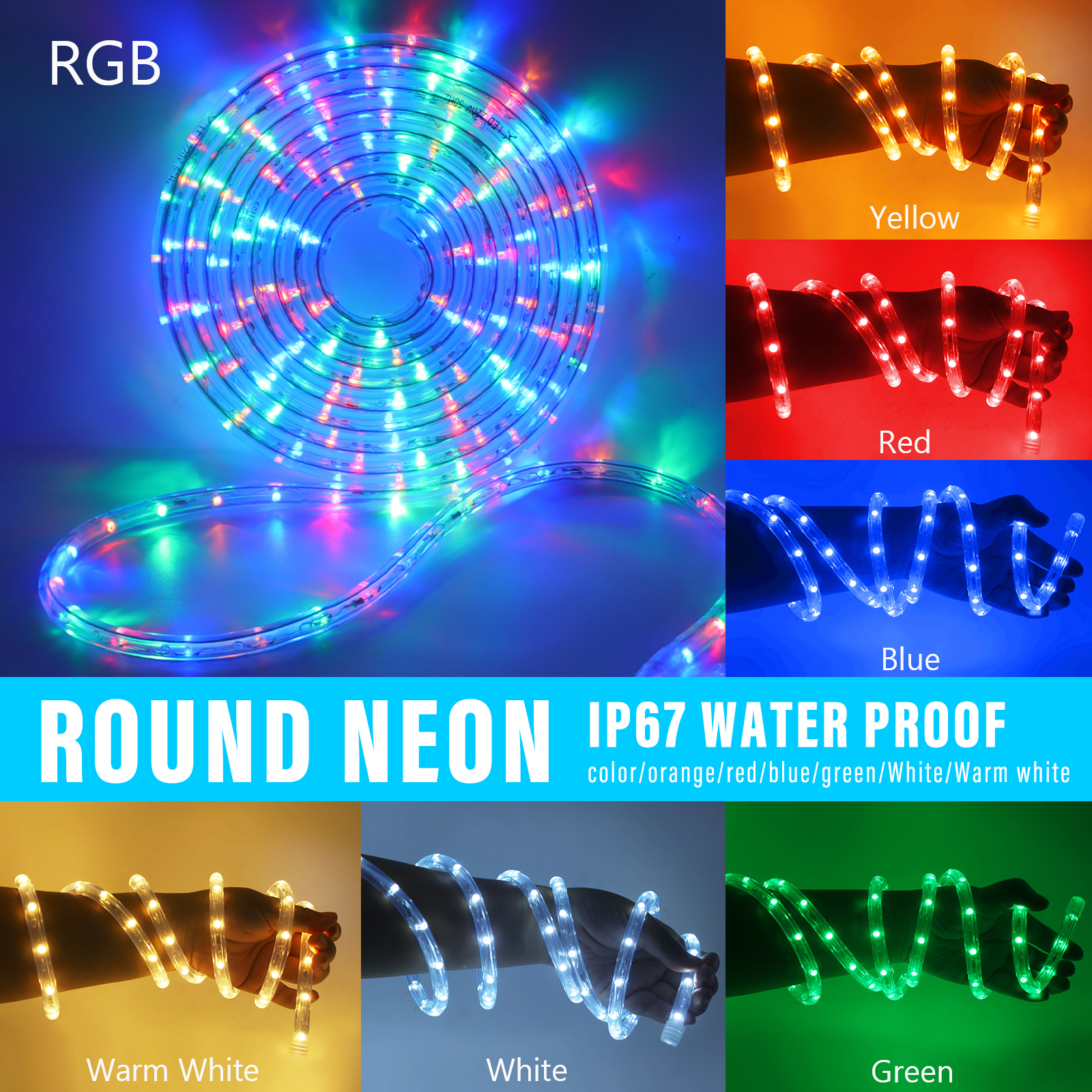 360 Neon Strip Light AC 220V R - Outdoor Lighting Socket incelemesi ve fiyatı