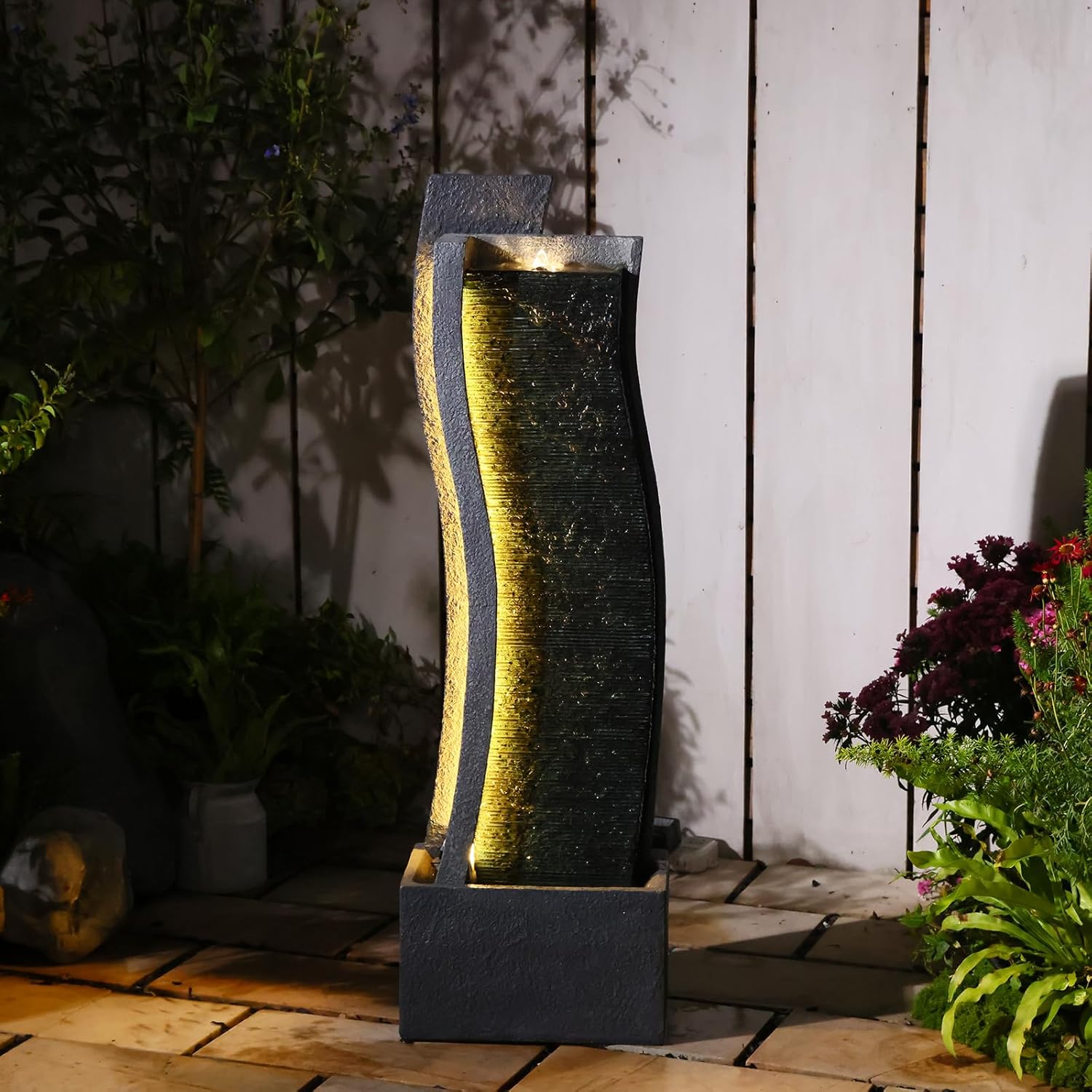 43H Modern Outdoor Water Fount - Outdoor Lighting Gazebo incelemesi ve fiyatı