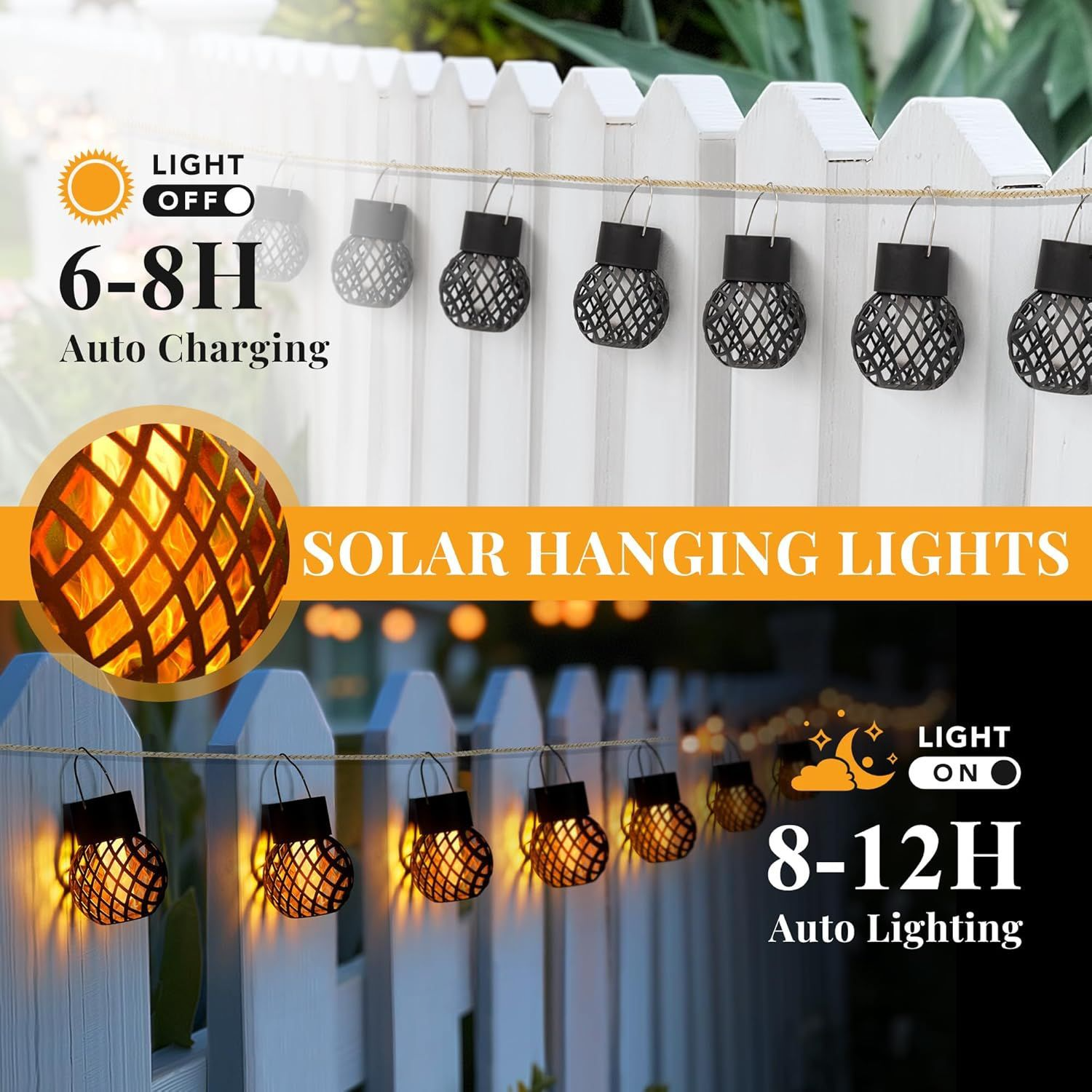 2/4/8pcs Outdoor Solar Lights  - Fire Torch Solar incelemesi ve fiyatı