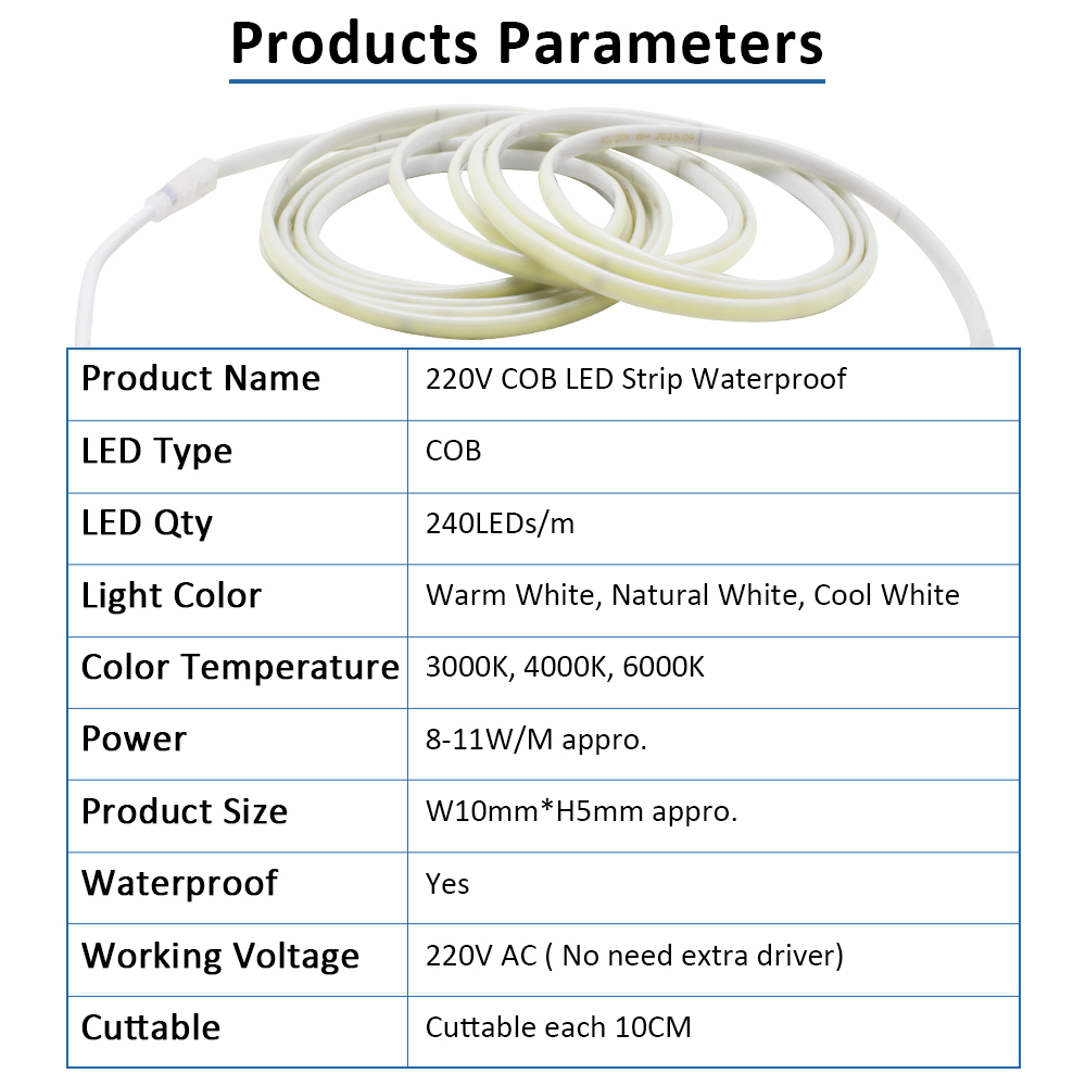 220V IP67 Waterproof COB Led S - Outdoor Lighting Socket incelemesi ve fiyatı