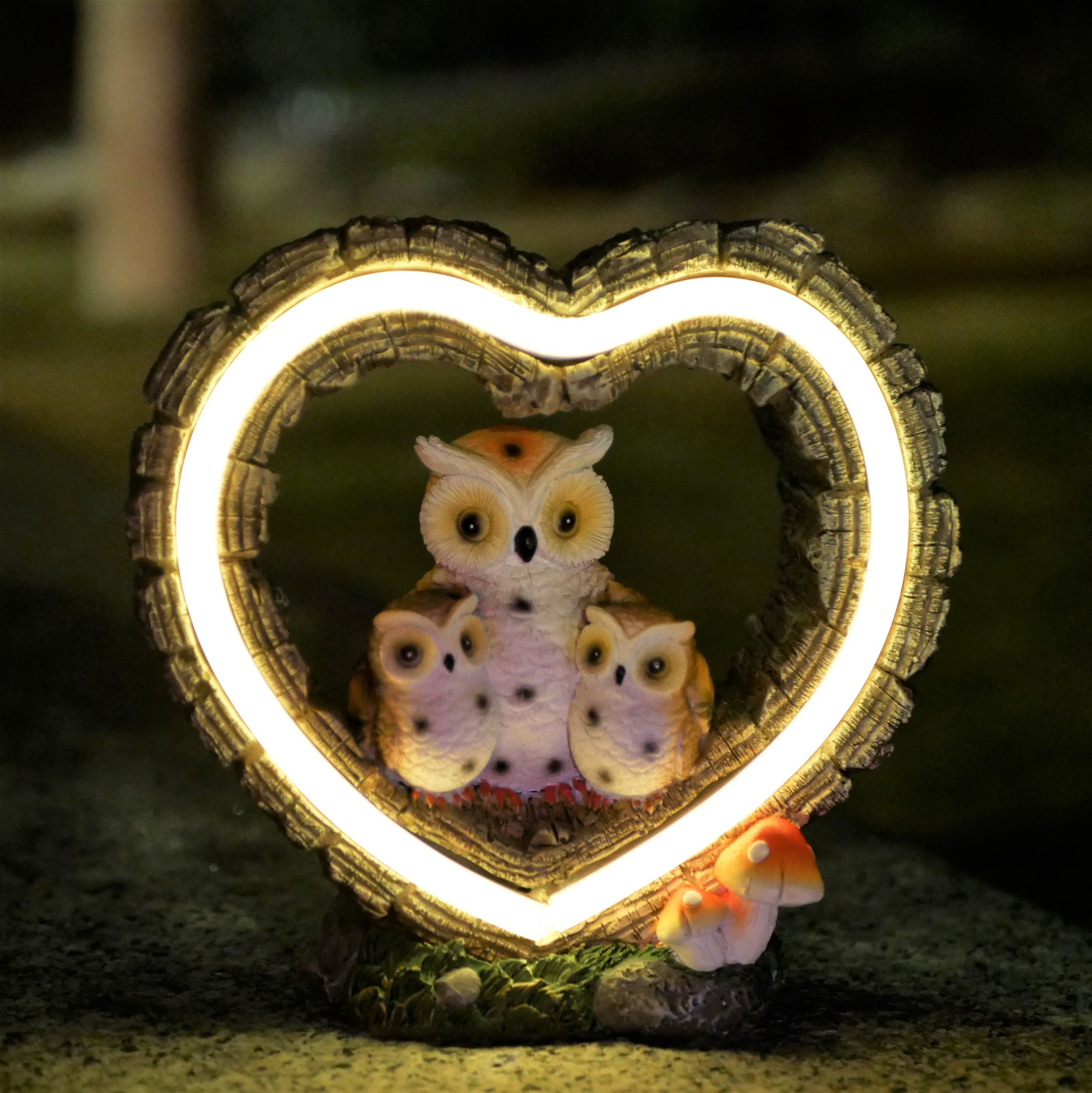 1Pc Solar-Powered Light, Heart - Outdoor Lighting Patio incelemesi ve fiyatı