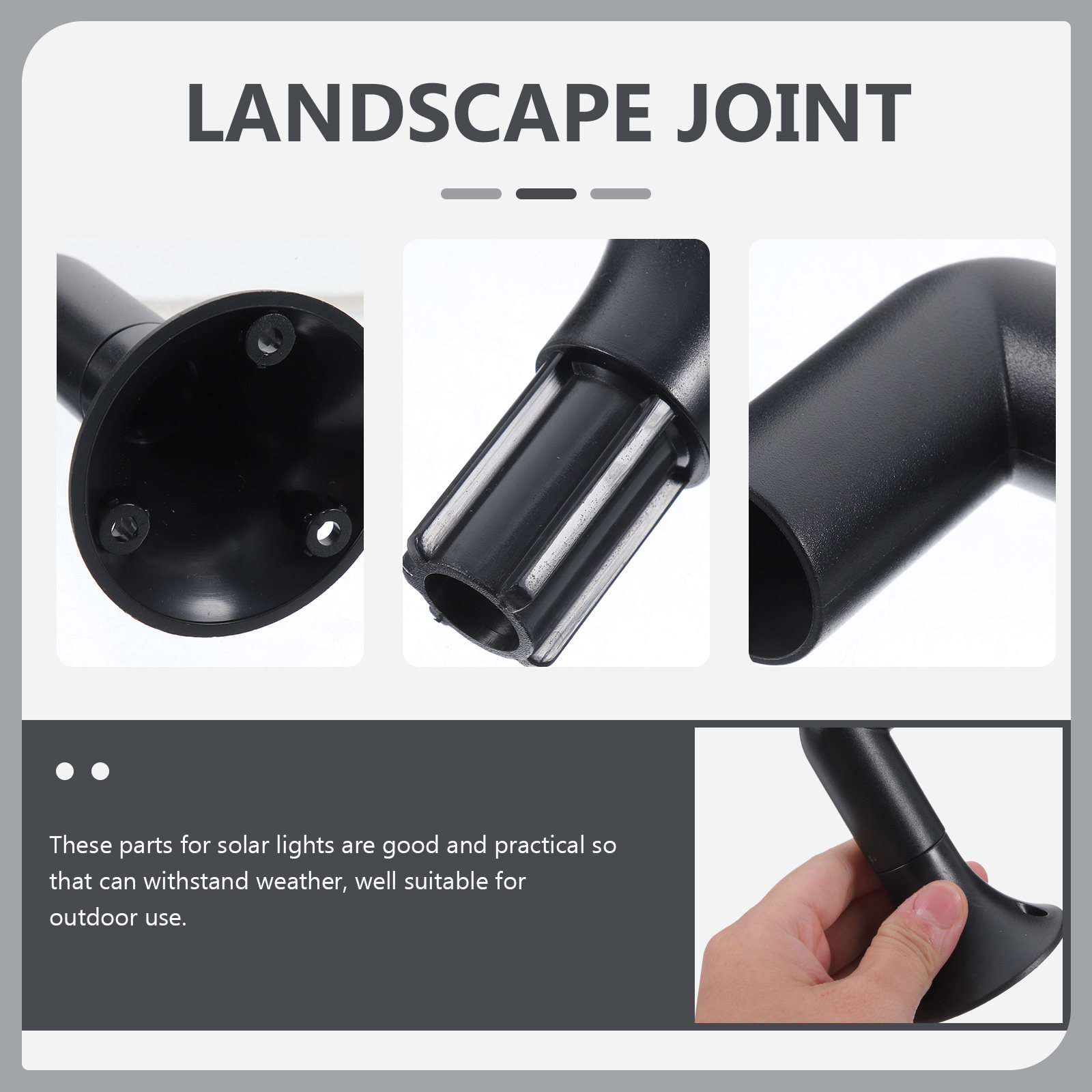 1 Set Plastic Ground Stake Rep - Outdoor Lighting Bollards incelemesi ve fiyatı