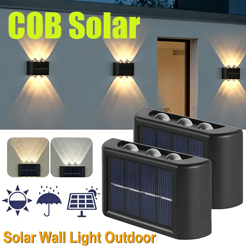 COB Solar Wall Lamp Outdoor Wa - Outdoor Lighting Patio incelemesi ve fiyatı