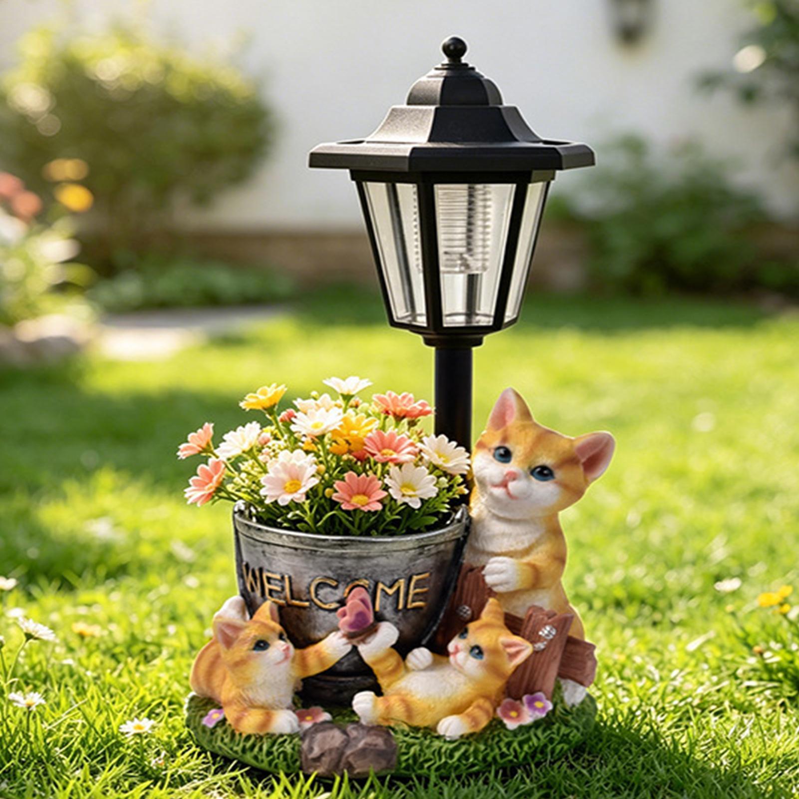 Cat Solar Lights Outdoor Garde - Outdoor Lighting Patio incelemesi ve fiyatı