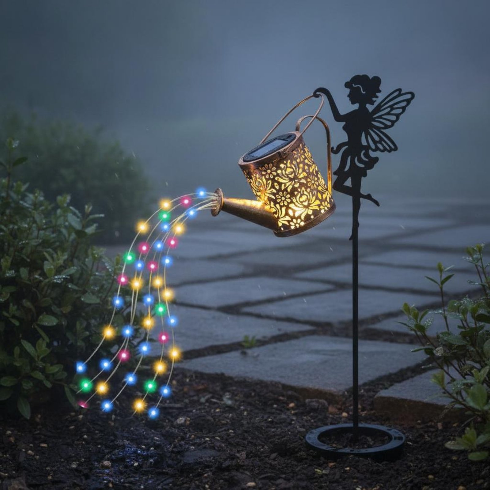 Solar Fairy Watering Can Light - Outdoor Lighting Patio incelemesi ve fiyatı