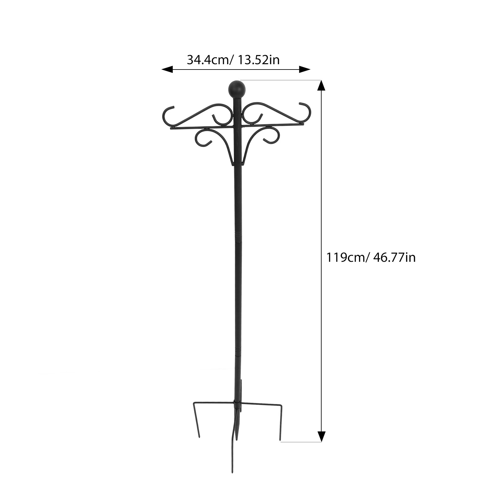Outdoor Shepherds Hook Iron Ga - Outdoor Lighting Pole incelemesi ve fiyatı