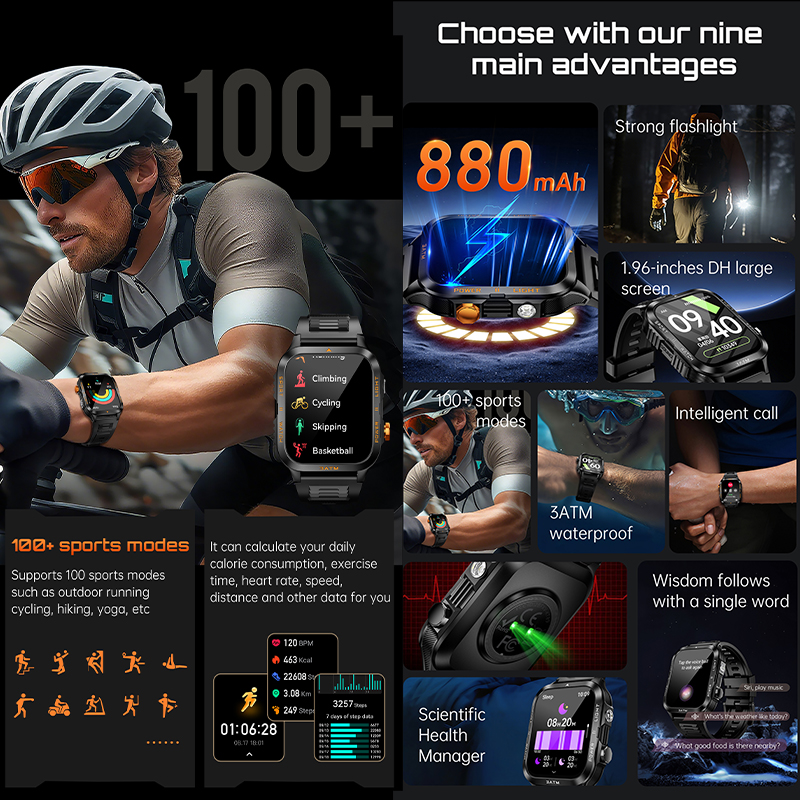 2026 New Men Smart Watch 3ATM  - Outdoor Lighting Ip Rating incelemesi ve fiyatı
