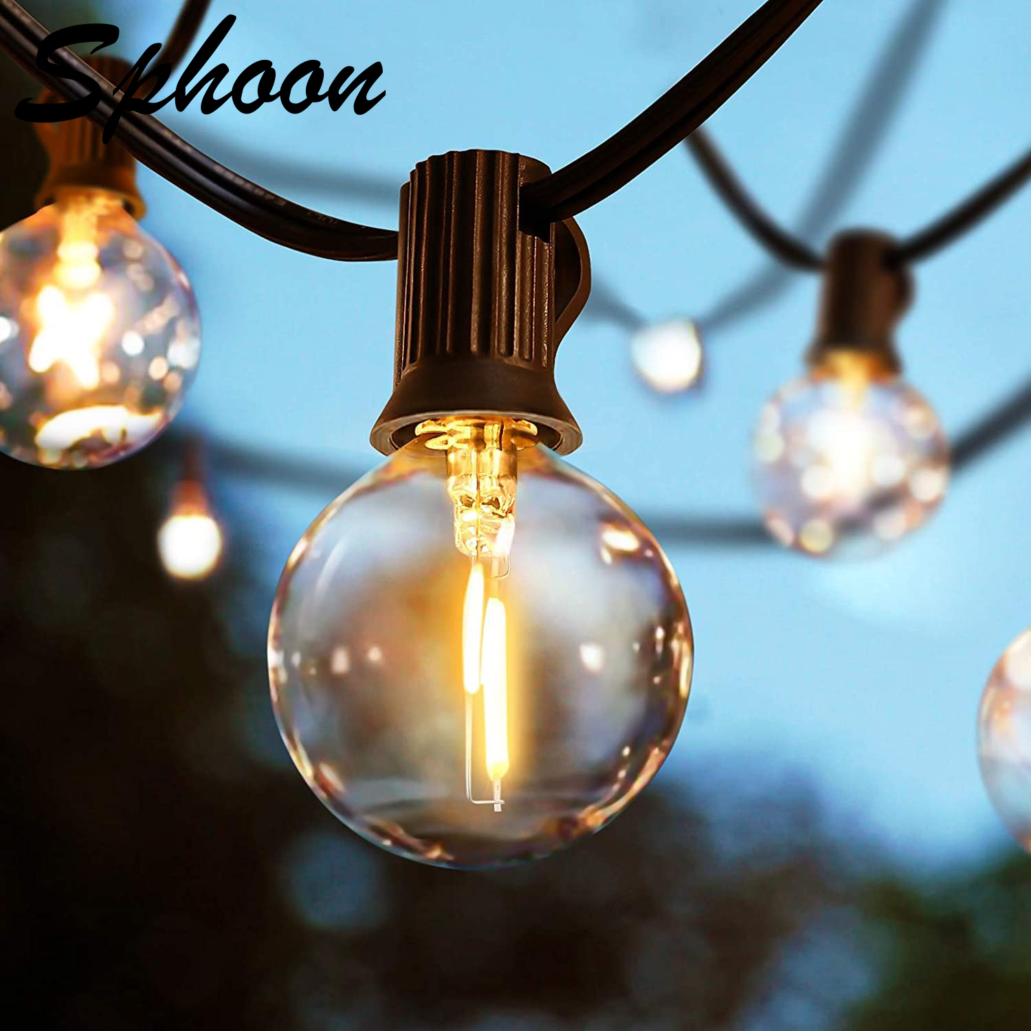 25FT 50FT G40 Fairy String Lig - Outdoor Lighting Socket incelemesi ve fiyatı