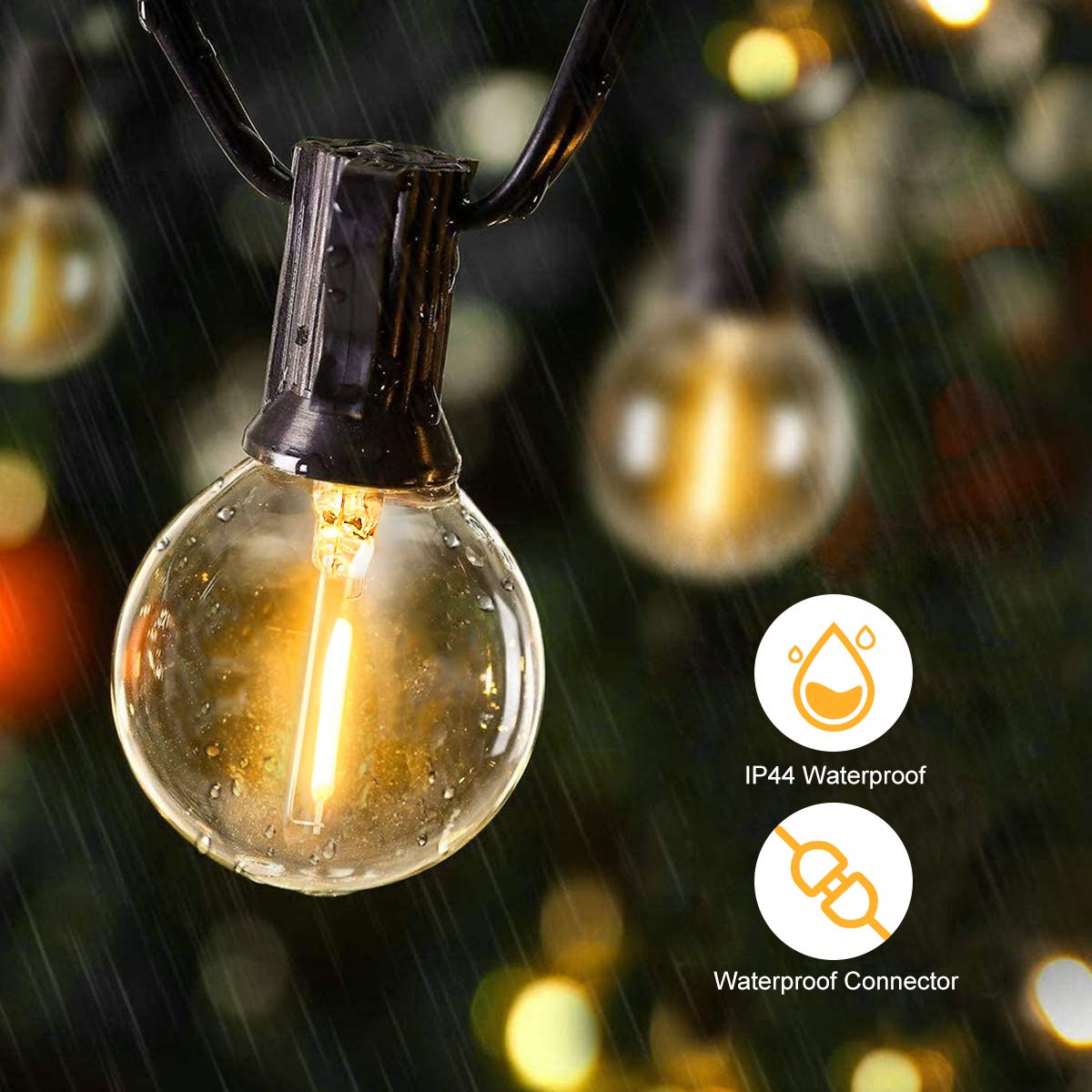 25FT 50FT G40 Fairy String Lig - Outdoor Lighting Socket incelemesi ve fiyatı