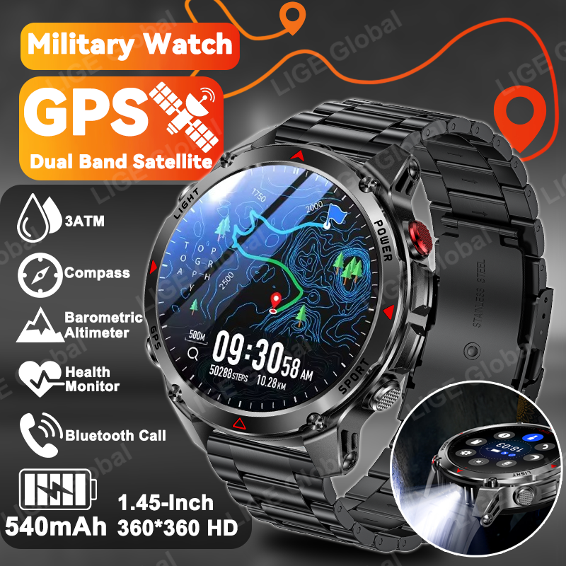 LIGE New Professional GPS Spor - Outdoor Lighting Ip Rating incelemesi ve fiyatı