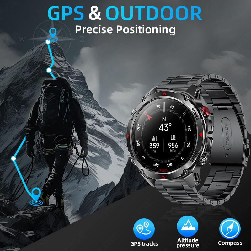 LIGE New Professional GPS Spor - Outdoor Lighting Ip Rating incelemesi ve fiyatı