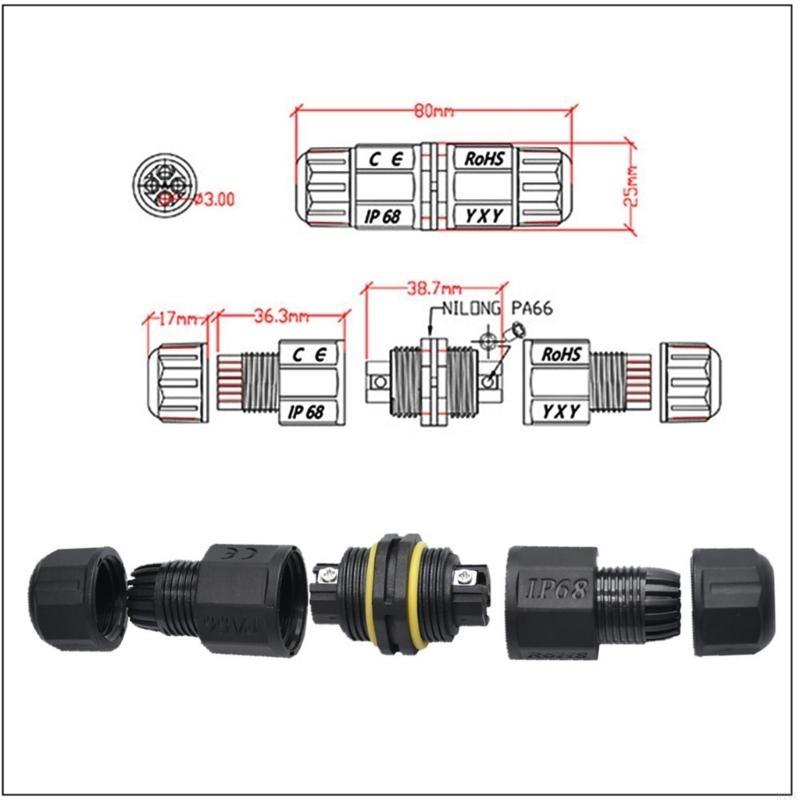 IP68 Waterproof Connector Outd - Outdoor Lighting Joint Box incelemesi ve fiyatı