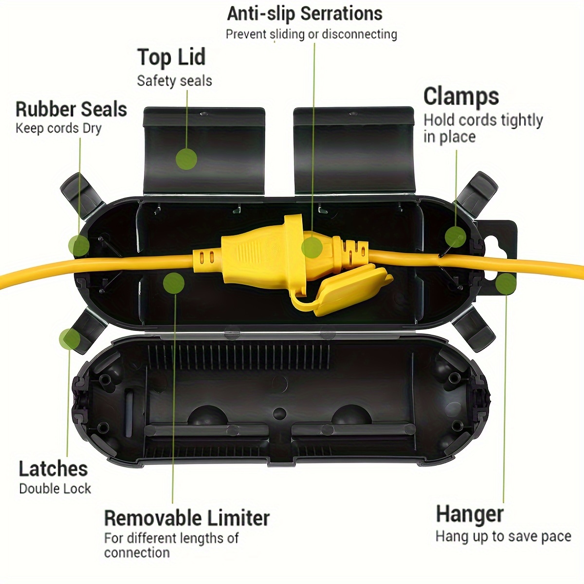 Extension Cord Plug Connection - Outdoor Lighting Socket incelemesi ve fiyatı