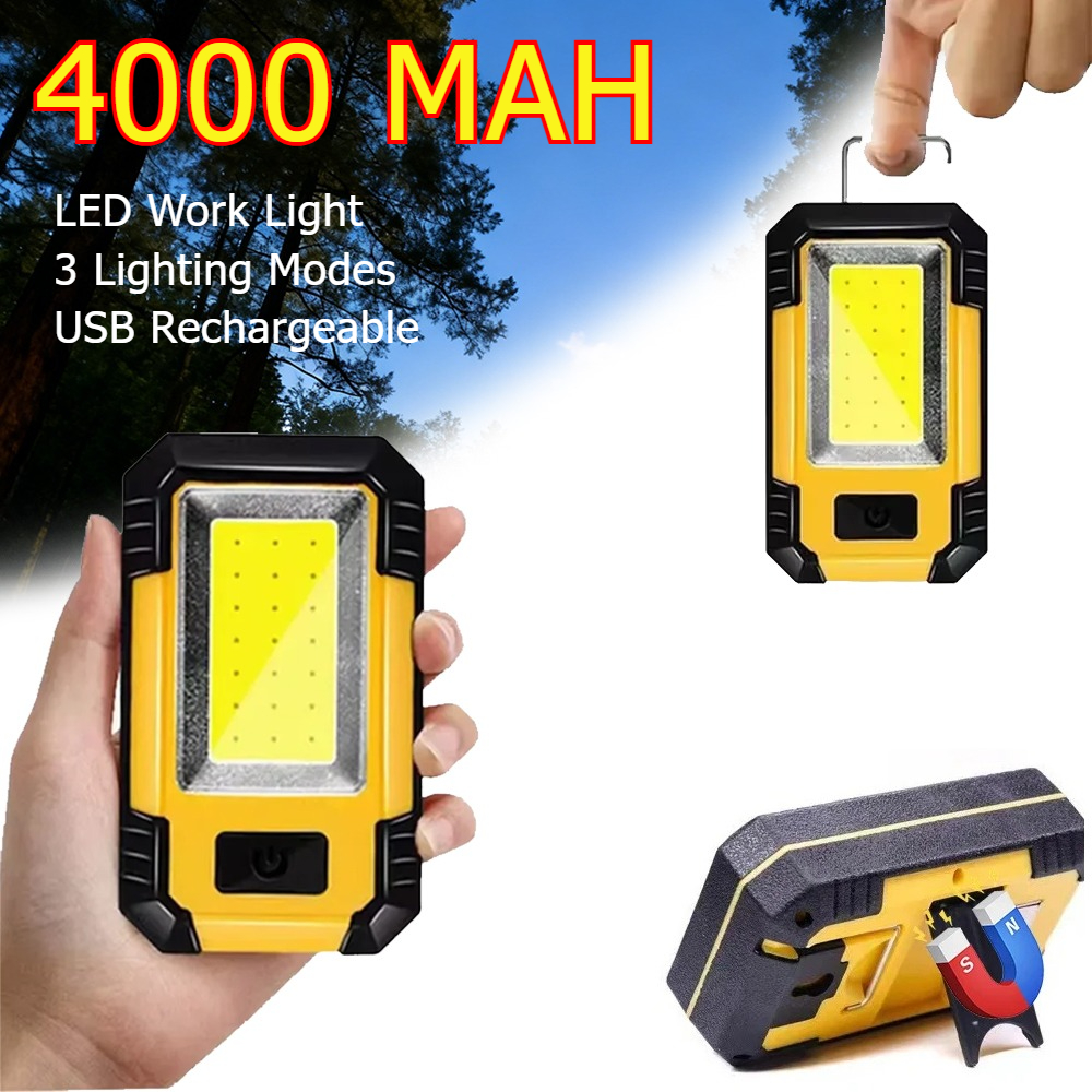 Rechargeable 4000MaH Work Ligh - Outdoor Lighting Lowes incelemesi ve fiyatı