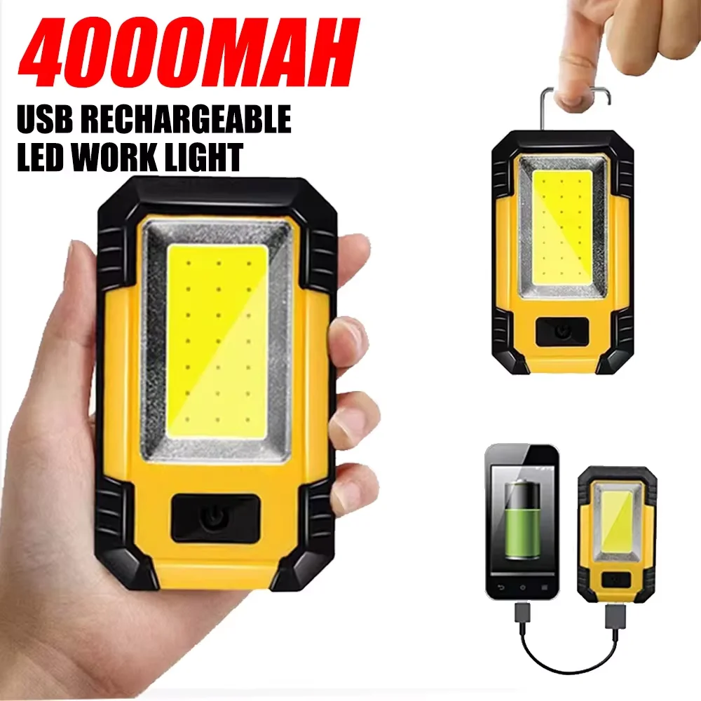 Rechargeable 4000MaH Work Ligh - Outdoor Lighting Lowes incelemesi ve fiyatı