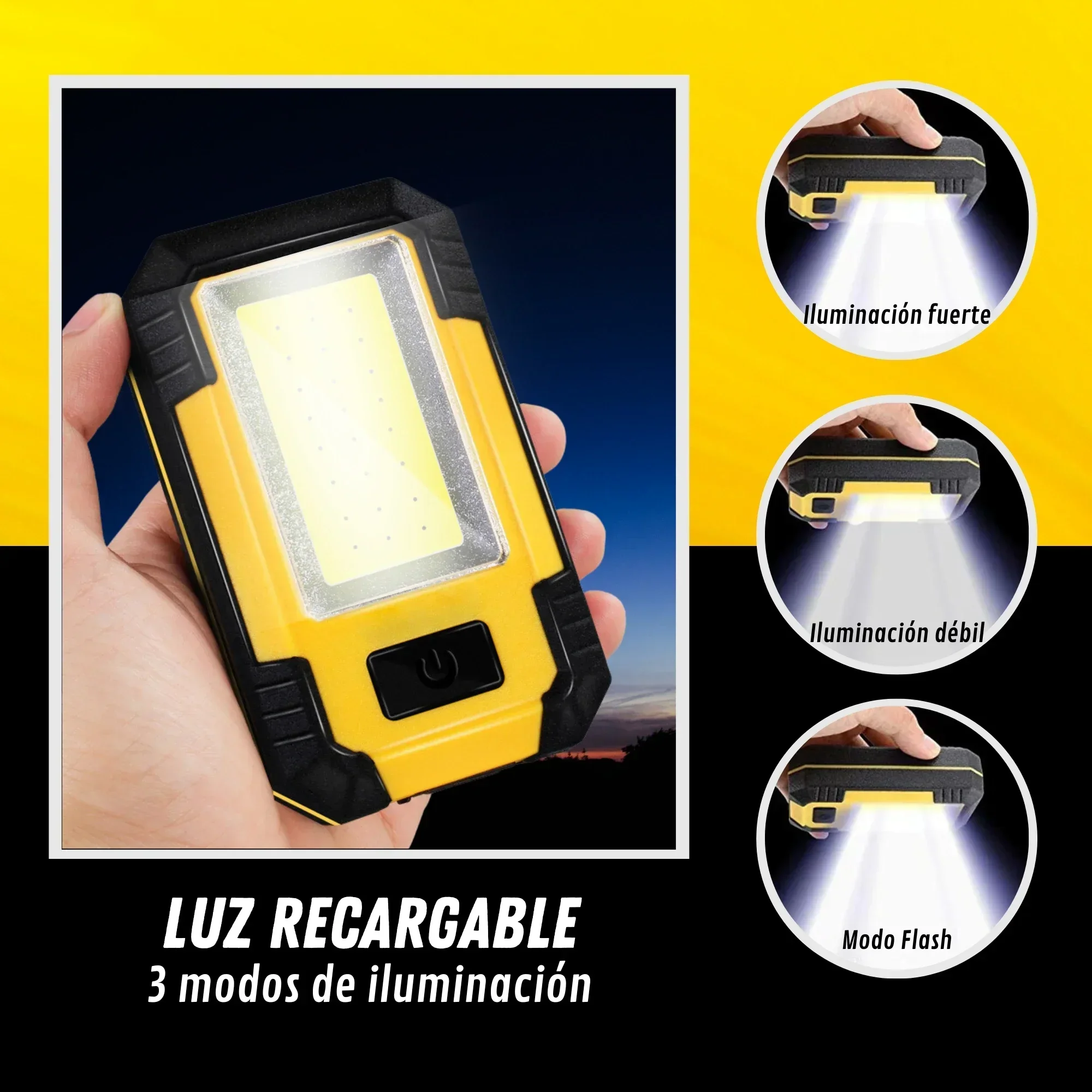 Rechargeable 4000MaH Work Ligh - Outdoor Lighting Lowes incelemesi ve fiyatı