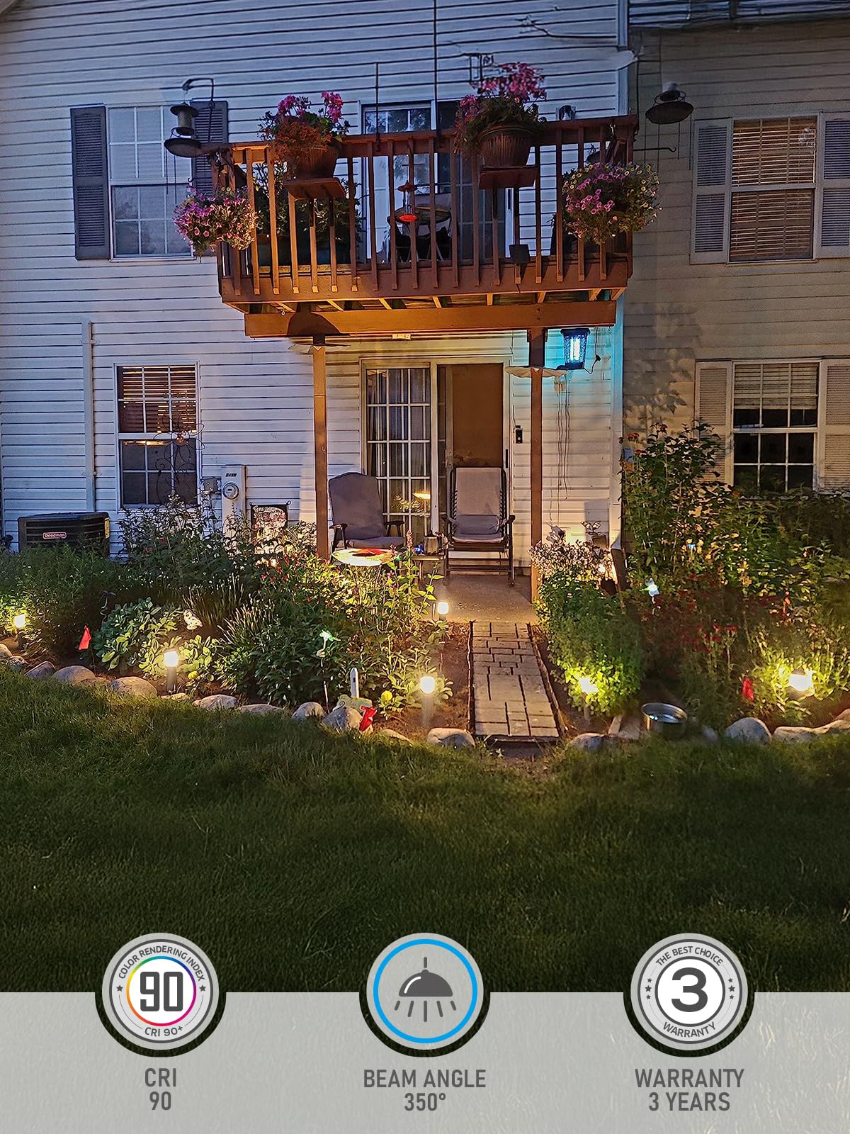8Pcs LED Outdoor Garden Lawn L - Landscape Spike Light incelemesi ve fiyatı