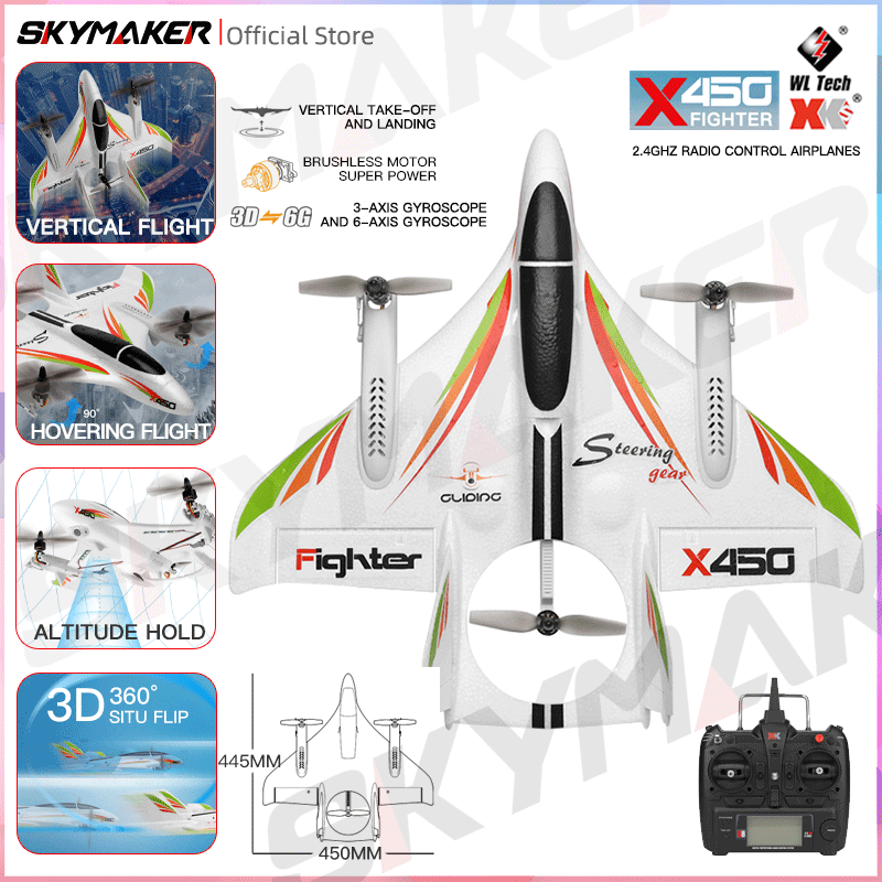 Wltoys XKS X450 RC Airplane 2. - Outdoor Lighting Socket incelemesi ve fiyatı