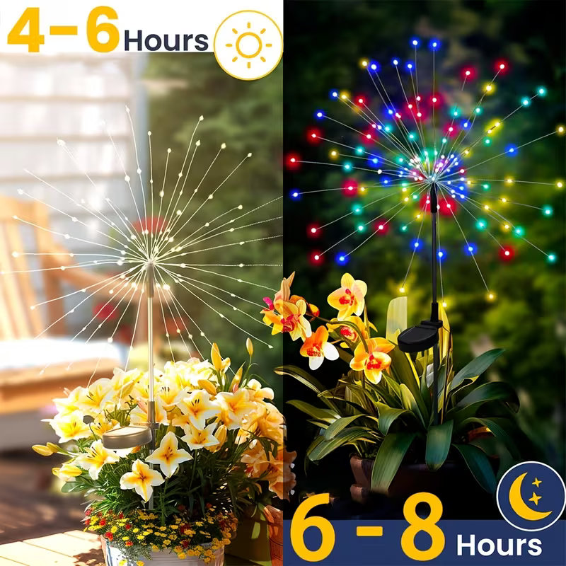 1/4pcs Waterproof Solar Firewo - Landscape Spike Light incelemesi ve fiyatı