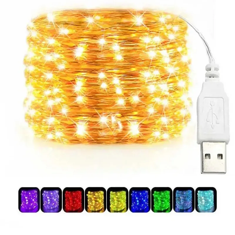 USB LED String Lights Copper S - Outdoor Lighting No Wiring incelemesi ve fiyatı