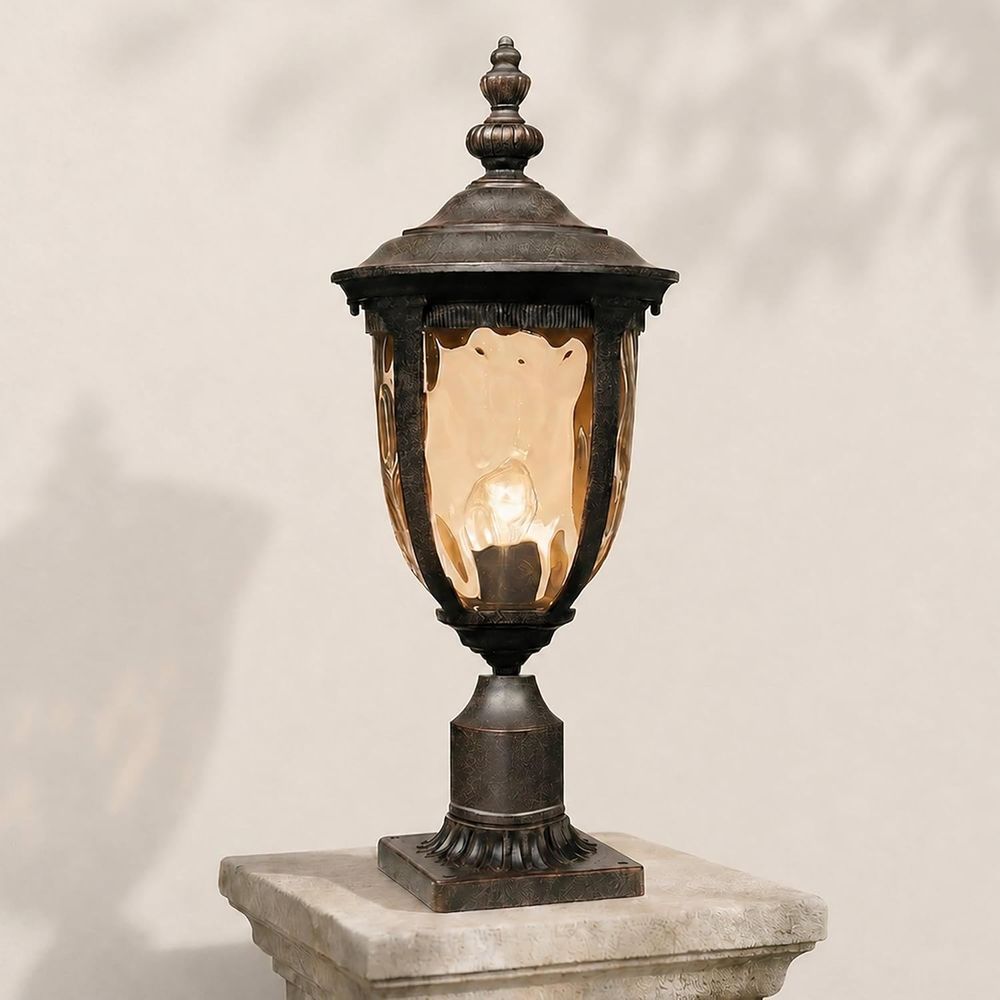European Outdoor Post Light wi - Outdoor Lighting Bronze incelemesi ve fiyatı