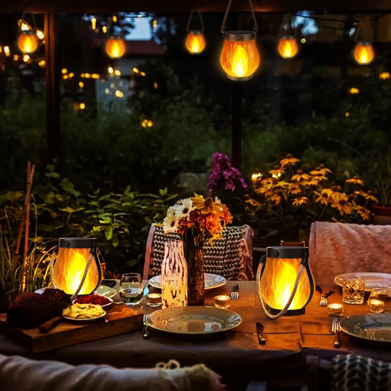 Solar Flame Hanging Lantern Ty - Fire Torch Solar incelemesi ve fiyatı