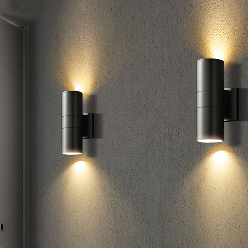 black gray up down outdoor wal - Outdoor Lighting Bronze incelemesi ve fiyatı