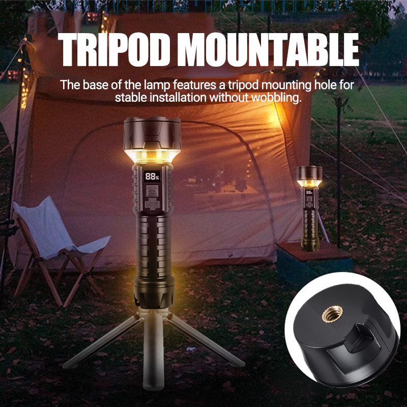 COB LED Flashlight Rechargeabl - Outdoor Lighting Lowes incelemesi ve fiyatı