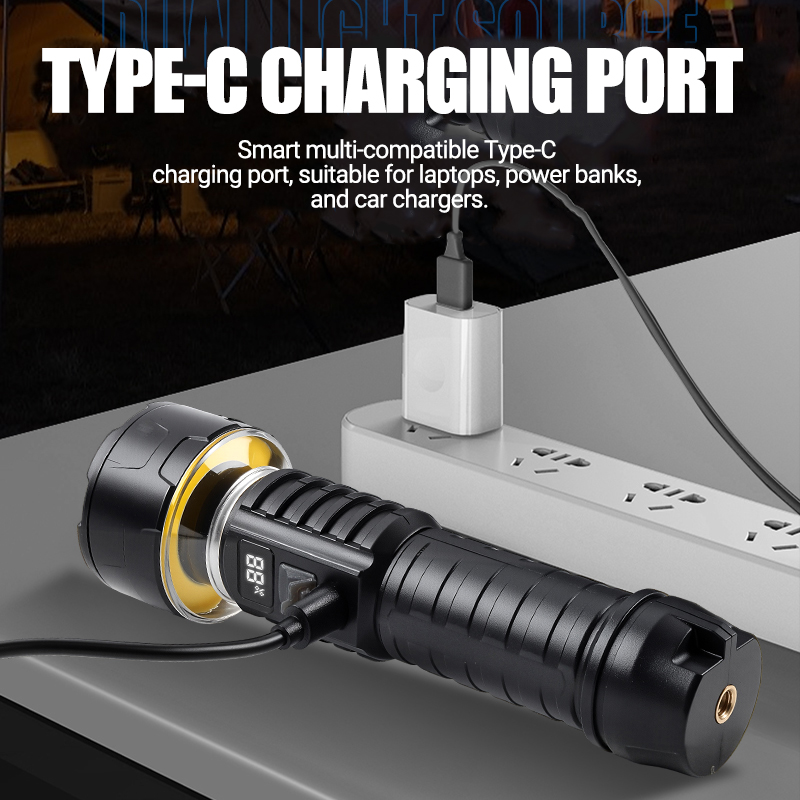 COB LED Flashlight Rechargeabl - Outdoor Lighting Lowes incelemesi ve fiyatı