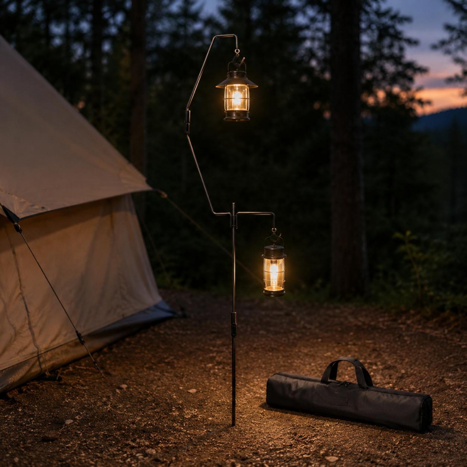 10 Pieces Camping Lantern Stan - Outdoor Lighting Pole incelemesi ve fiyatı