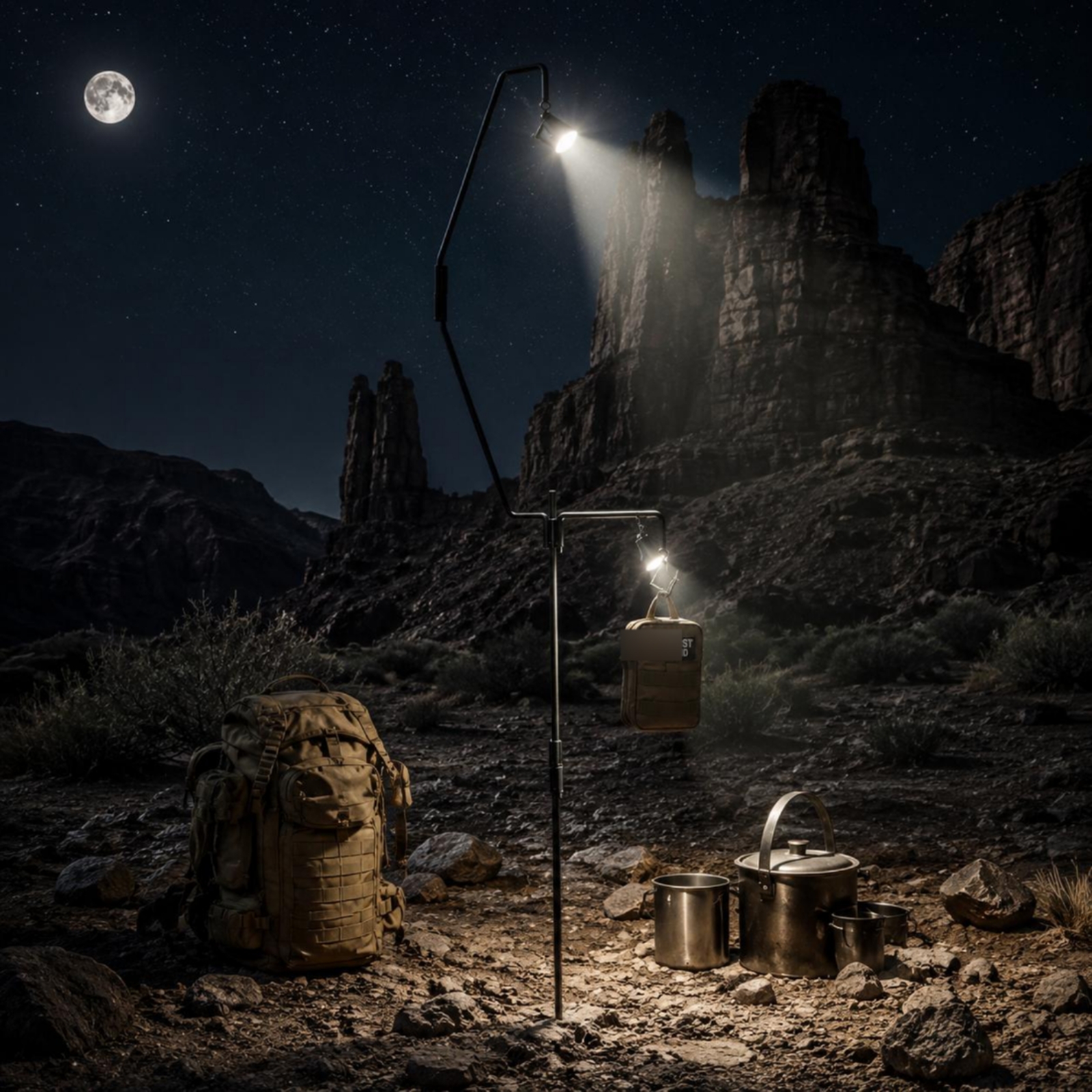 10 Pieces Camping Lantern Stan - Outdoor Lighting Pole incelemesi ve fiyatı