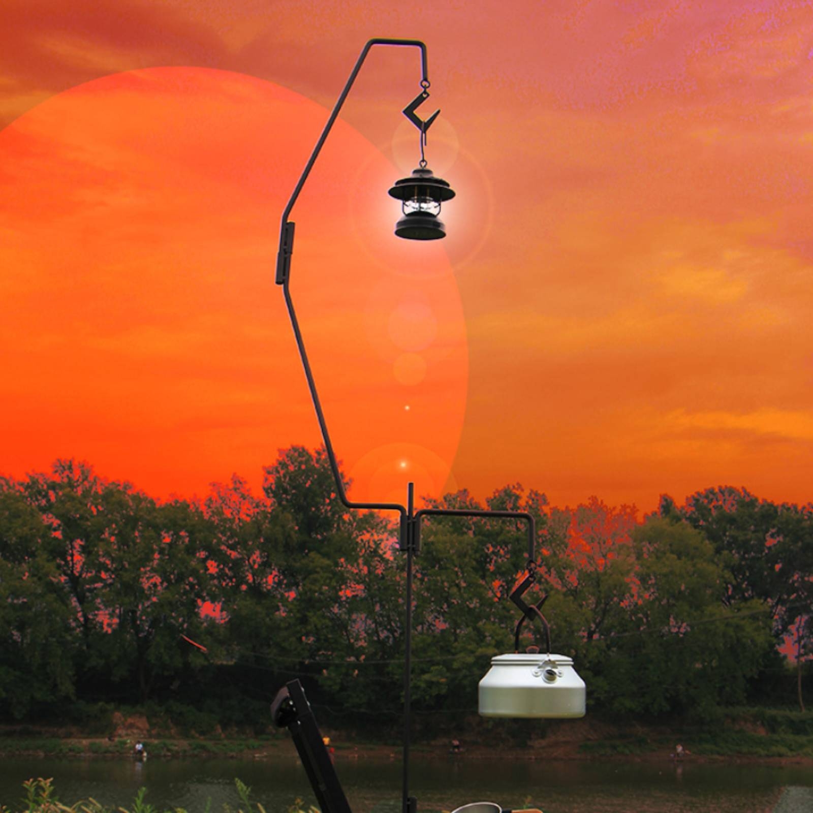 10 Pieces Camping Lantern Stan - Outdoor Lighting Pole incelemesi ve fiyatı