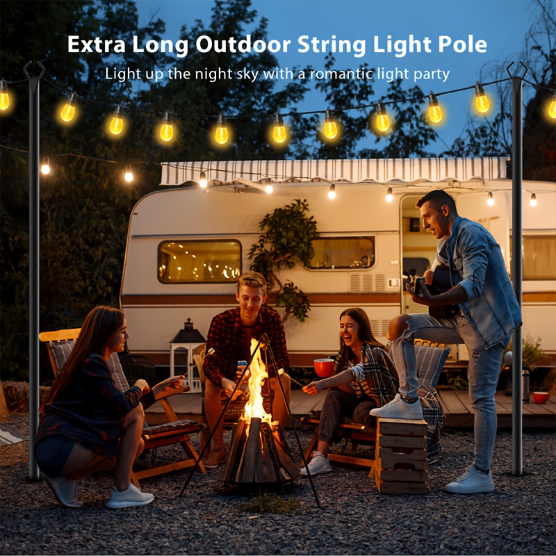6pcs Metal Light Poles, 8.9ft  - Outdoor Lighting Pole incelemesi ve fiyatı
