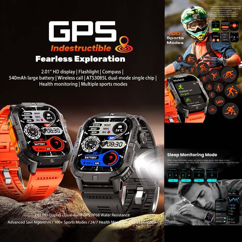 2026 New Men Smart Watch GPS S - Outdoor Lighting Ip Rating incelemesi ve fiyatı